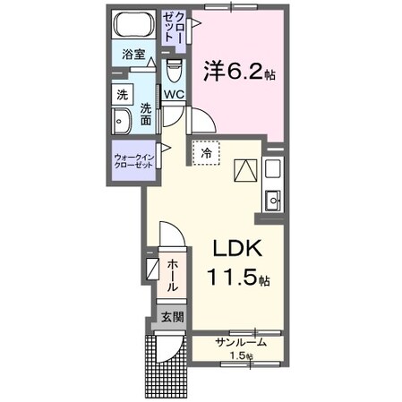 クルーレ．ケイの物件間取画像